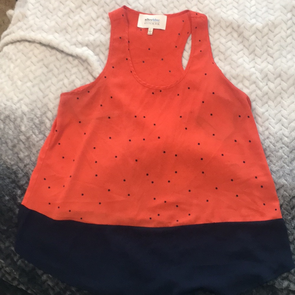 Dressy Tank. Stitch Fix. Alice Blue.